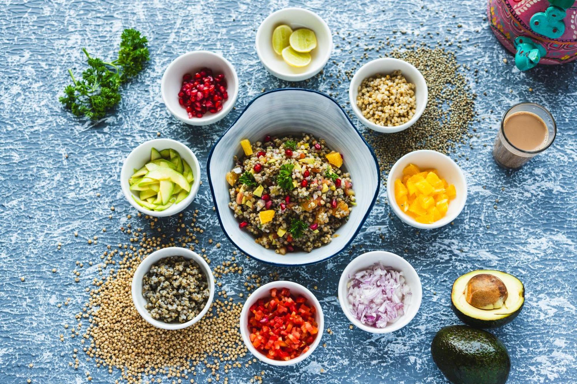 하얏트 플레이스 구르가온 우디오그 비하르 호텔 외부 사진 Quinoa salad