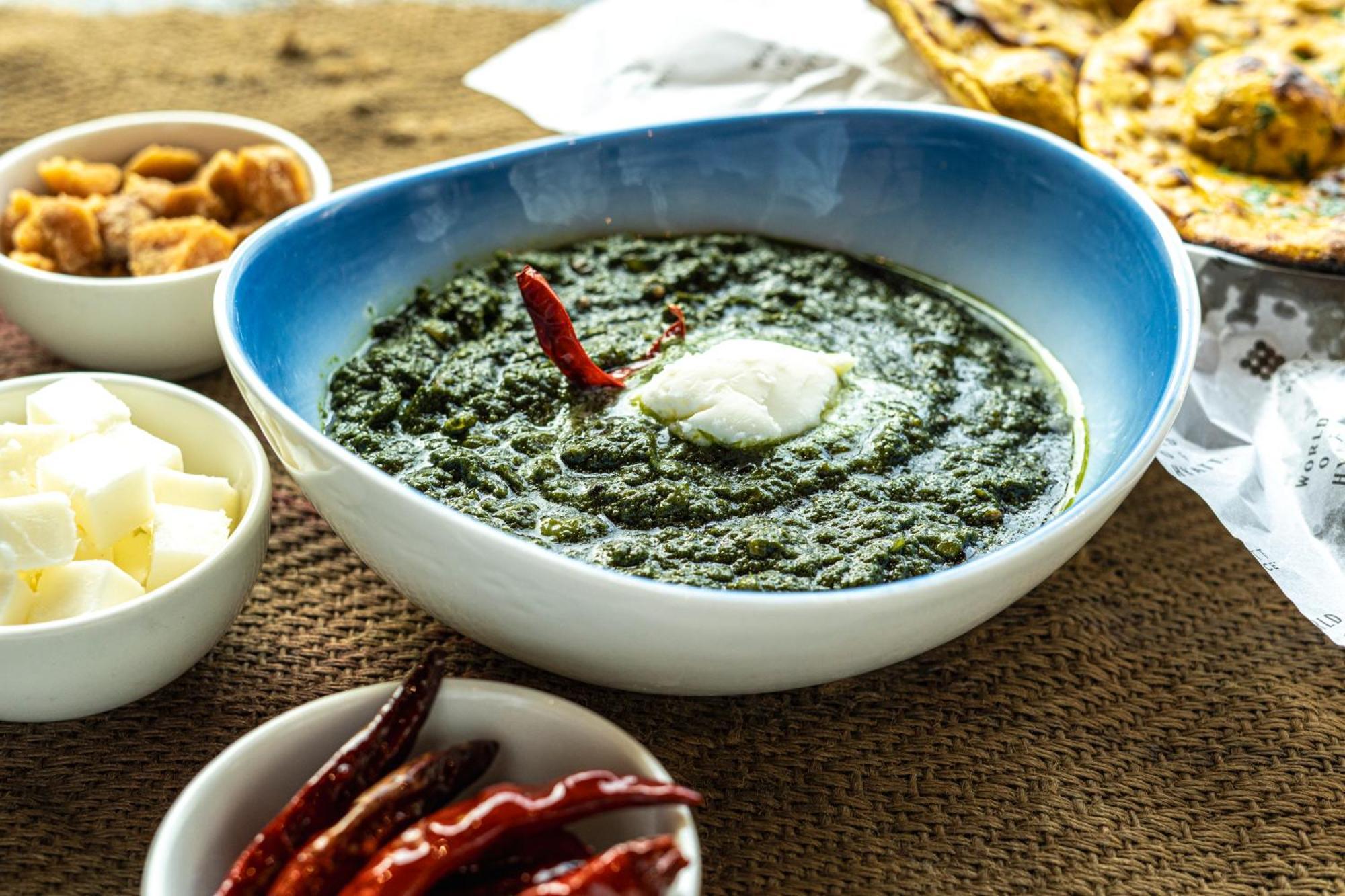 하얏트 플레이스 구르가온 우디오그 비하르 호텔 외부 사진 Palak paneer